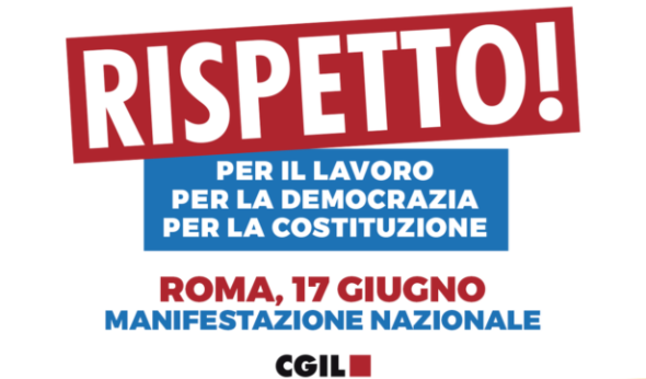 RISPETTO!  IL 17/6 MANIFESTAZIONE NAZIONALE A ROMA