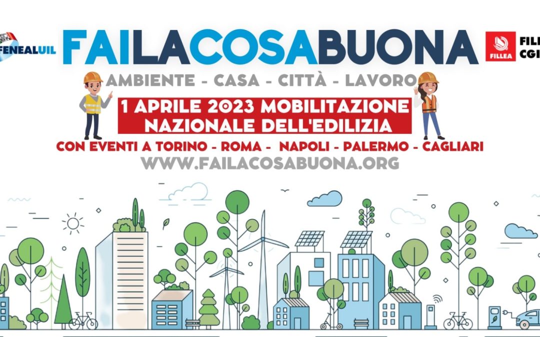 MANIFESTAZIONE NAZIONALE EDILI CGIL E UIL